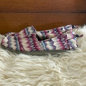 Skechers BOBS Women's Pink and Purple Tie Dye Cruisers Flats